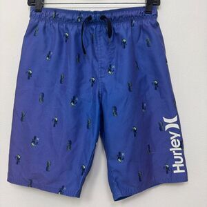 Hurley Blue Pineapple Swim Trunks Board Shorts Size L